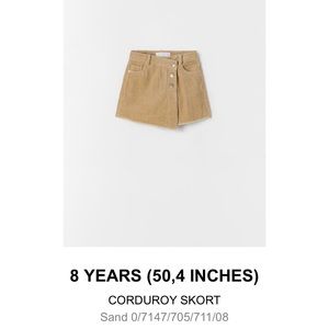 Zara Kids Skort